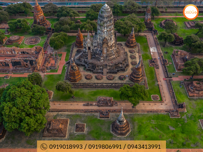 Ayutthaya có lợi thế về giao thương và phòng thủ - Di lịch 360Go